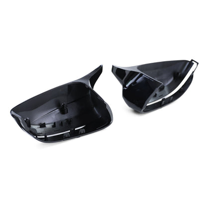 Hochglanz Schwarz Spiegelabdeckungen Set passend für BMW 5er G30 G31 2016-2020