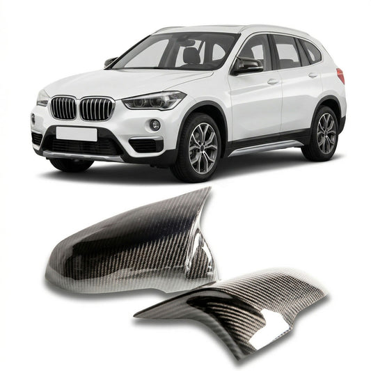 Carbon Seitenspiegelabdeckungen Set passend für BMW X1 (F48) 2015-2022
