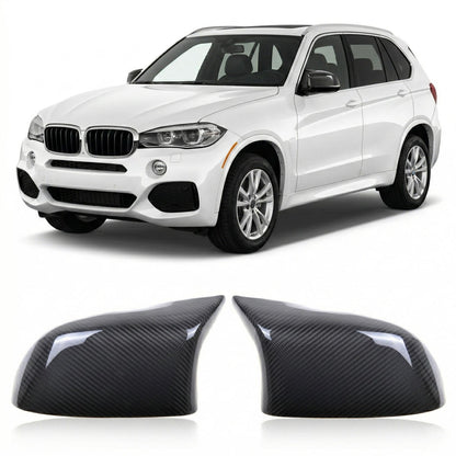 Carbonfaser Spiegelabdeckungen Set passend für BMW X3 X4 X5 X6 2014-2018