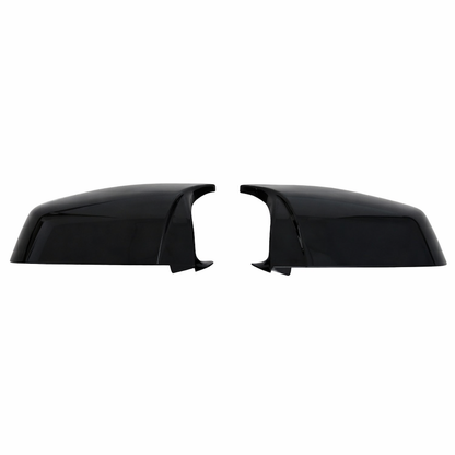 Hochglanz Schwarz Spiegelabdeckungen passend für BMW 5er E60 E61 2008-2010