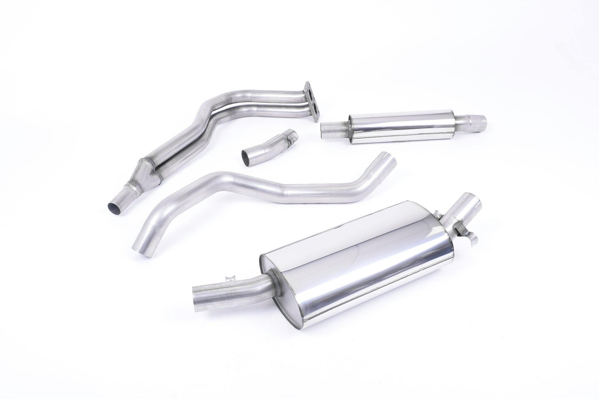 Milltek Sport Auspuffanlage passend für VW Golf Mk1 GTI ab Auspuffkrümmer - gedämpft (leiser) - passt für OE Guss Auspuffk...