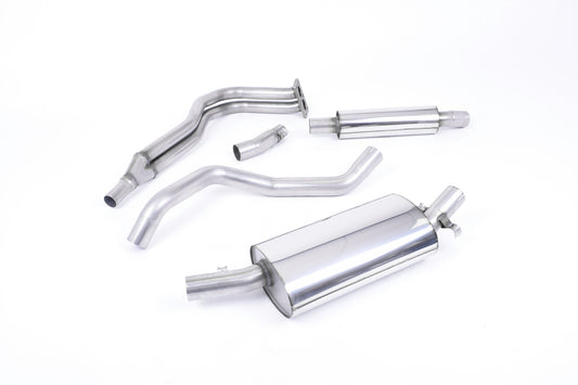 Milltek Sport Auspuffanlage passend für VW Golf Mk1 GTI ab Auspuffkrümmer - gedämpft (leiser) - passt für OE Guss Auspuffk...