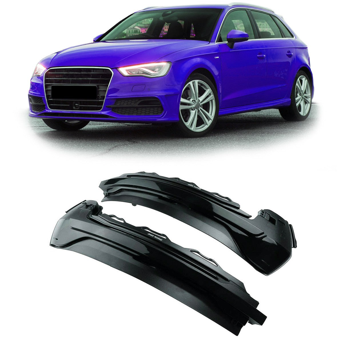 Dynamisches LED Spiegelblinker Set passend für Audi A3 (8V) 2013-2020