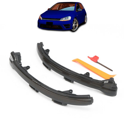 Dynamisches LED Seitenspiegel Blinker Set passend für VW Golf 7 2013-2019