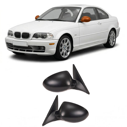 Elektrisch beheizbare Seitenspiegel passend für BMW 3er E46 Coupé Cabrio 99-06