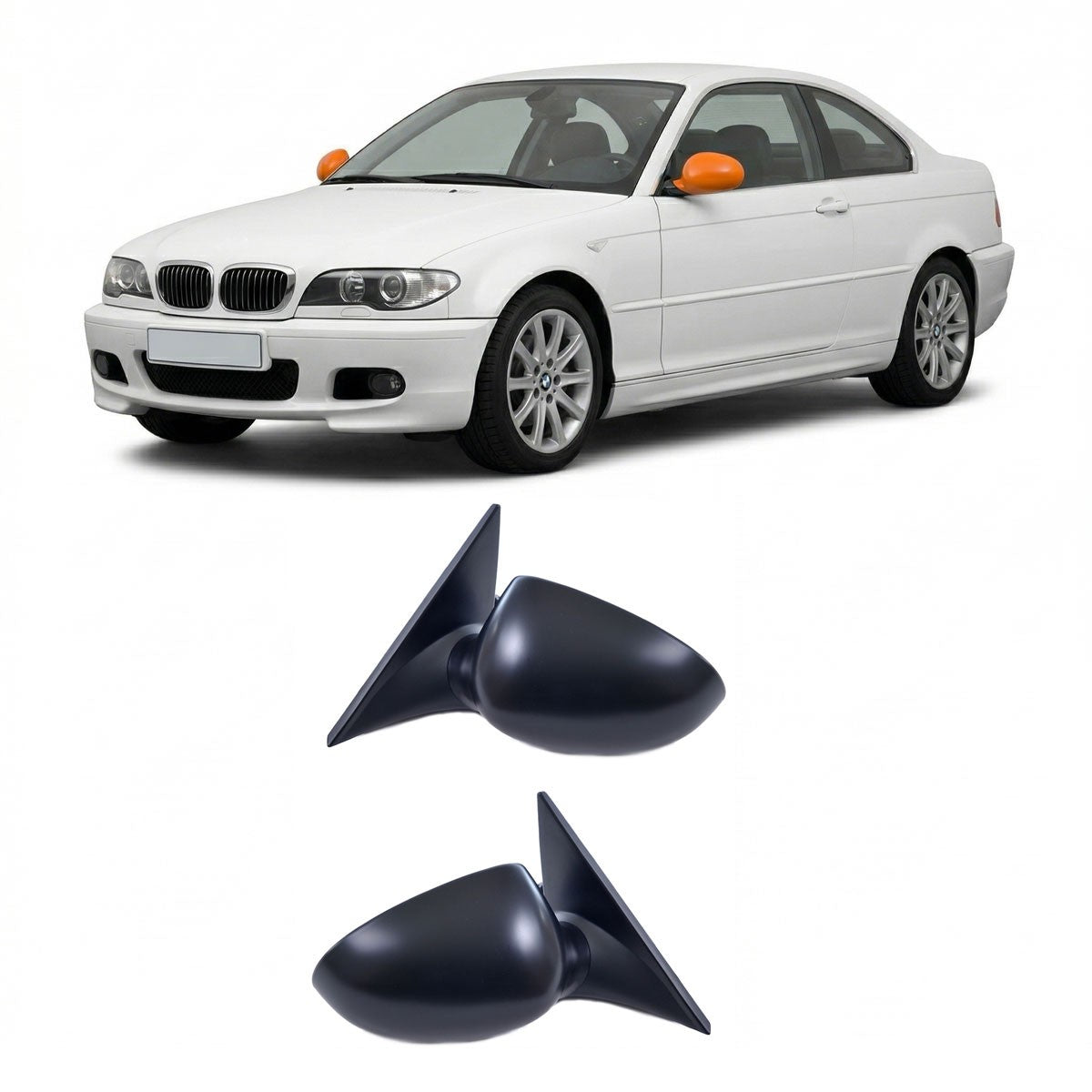 Seitenspiegel mit Memory elektrisch beheizbar passend für BMW 3er E46 1999-2006