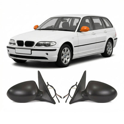 Seitenspiegel Set (elektrisch, beheizbar, klappbar) passend für BMW 3er E46 98-05