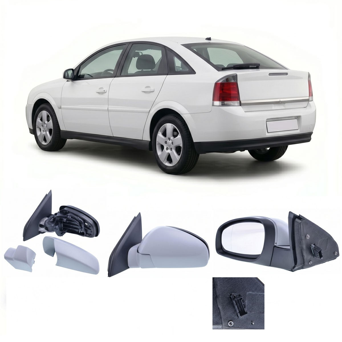 Linker Außenspiegel elektrisch beheizt passend für Opel Vectra C 2002-2008
