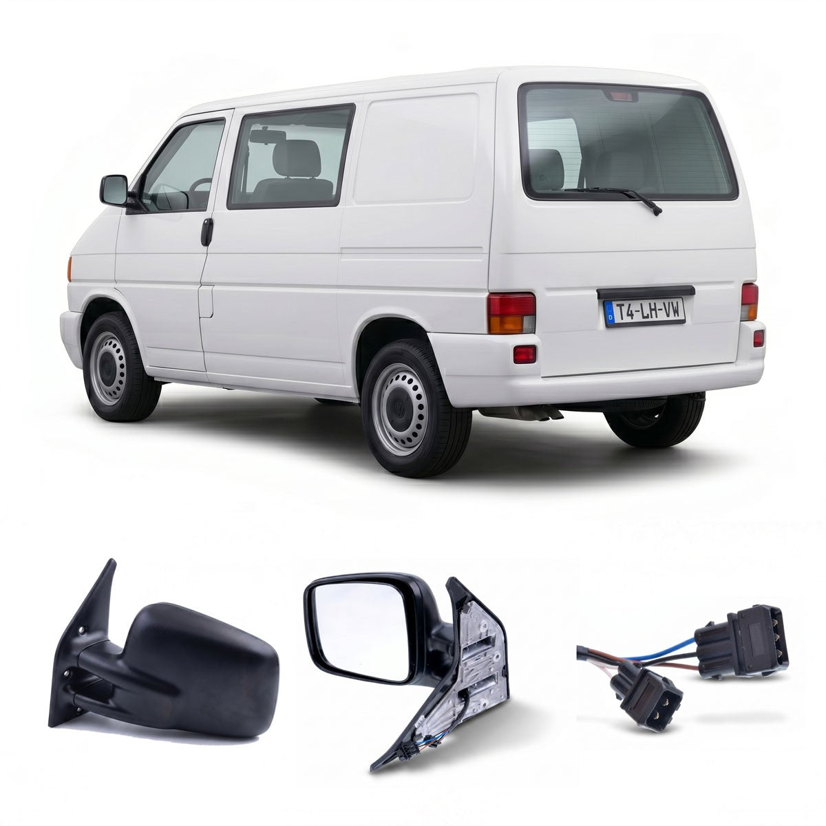 Außenspiegel LH elektrisch beheizt passend für VW Transporter T4 1990-2003