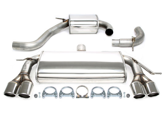 TA Technix Duplex Edelstahlanlage 2x80mm passend für Audi A3 8P Sportback