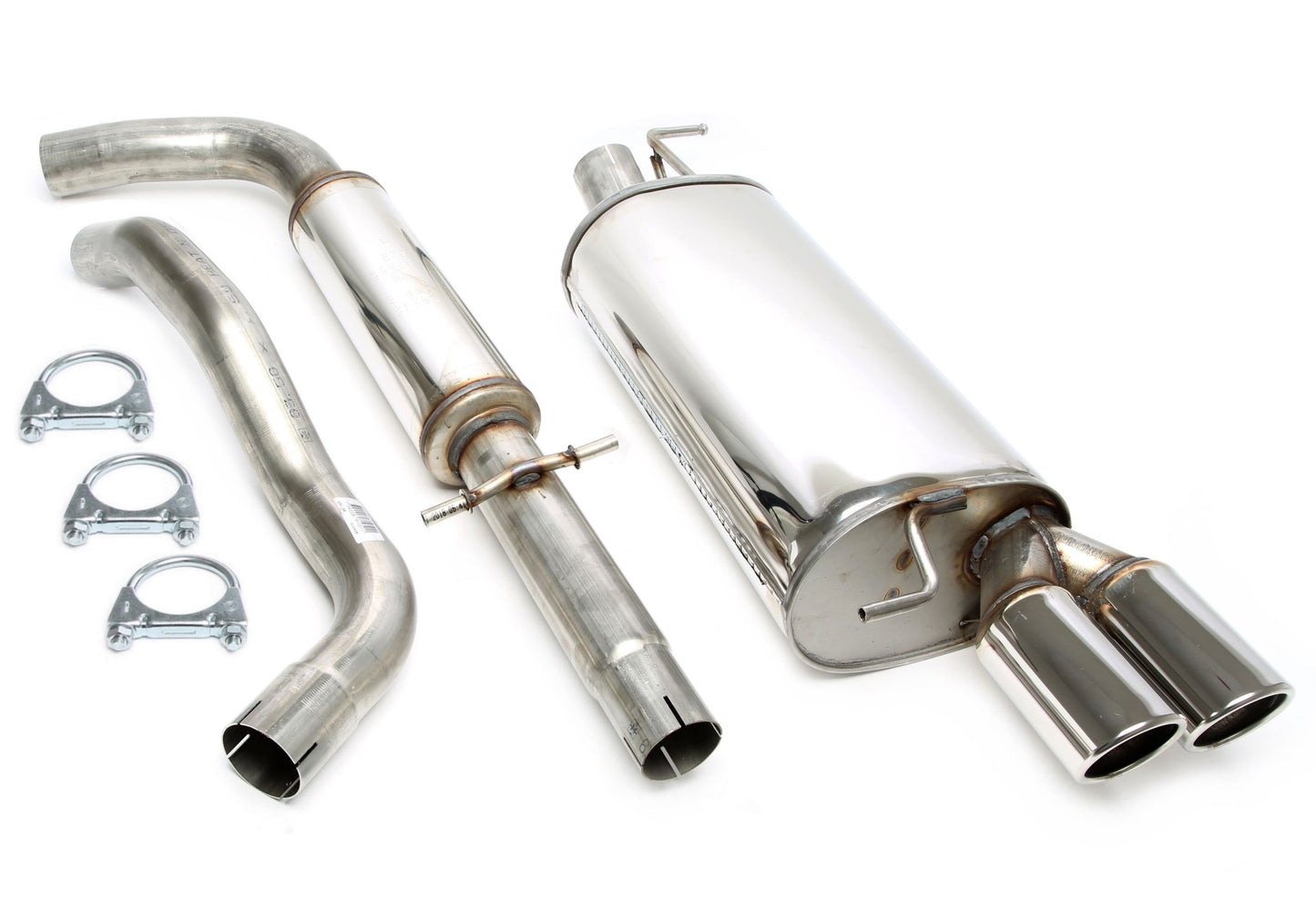TA Technix Edelstahlanlage 2x80mm passend für Audi A3 1.8T+1.9TDI Typ 8L
