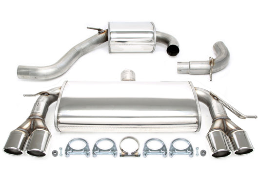 TA Technix Duplex Edelstahlanlage 2x80mm passend für VW Golf V/VI / Audi A3 8P
