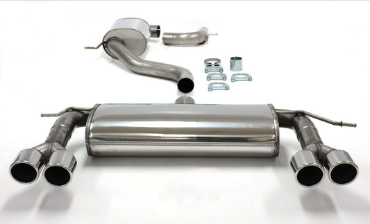 TA Technix Duplex Edelstahlanlage 2x80mm Links+Rechts passend für Seat Leon Cupra 2.0 TFSi Typ 1P