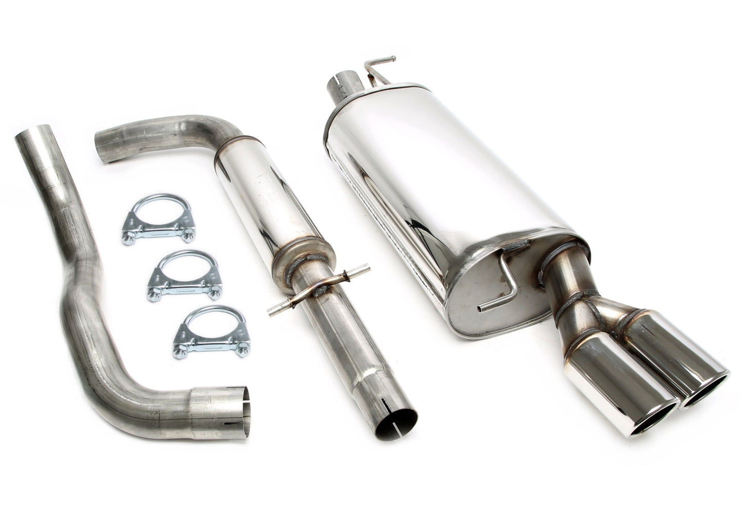 TA Technix Edelstahlanlage 2x80mm passend für Seat Leon 1.8T Typ 1M