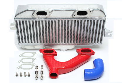 TA Technix Ladeluftkühler Kit passend für Subaru Impreza WRX 2.5 STI , BJ 2005 - 2007 (sitzt oberhalb des Motors)