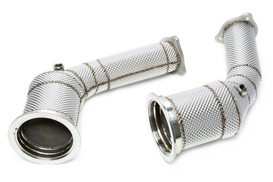 TA Technix Downpipe mit Hitzeschild und Katalysator passend für Audi A4-​RS4, A5-​RS5 Typ B9
