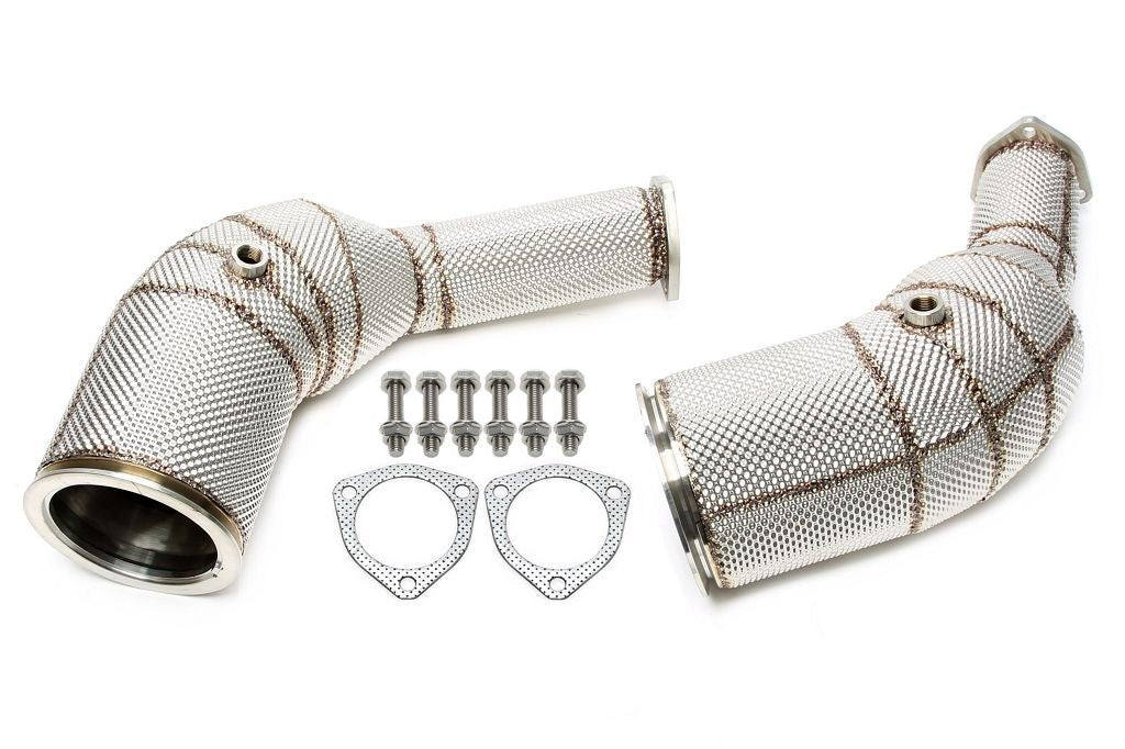 TA Technix Downpipe mit Hitzeschild passend für Audi A6-​RS6 C8, A7 Sportback-​RS7