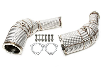 TA Technix Downpipe mit Hitzeschild passend für Audi A6-​RS6 C8, A7 Sportback-​RS7