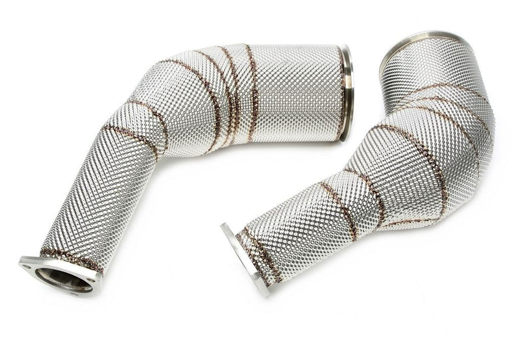 TA Technix Downpipe mit Hitzeschild passend für Audi A6-​RS6 C8, A7 Sportback-​RS7