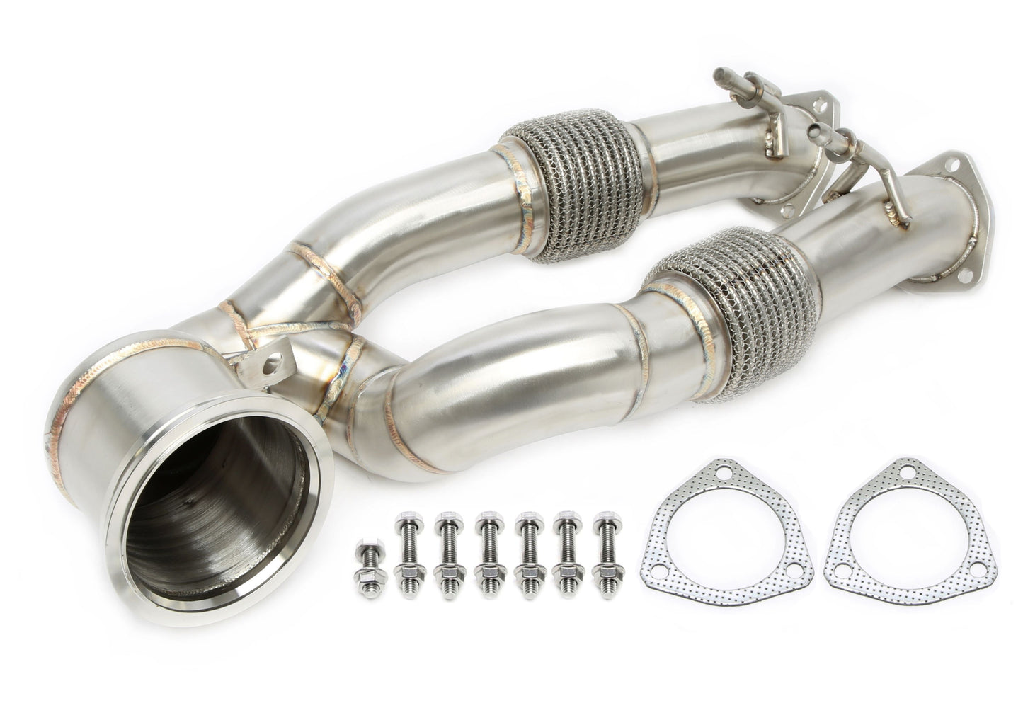 TA Technix Downpipe ohne Katalysator passend für Audi TT-RS Typ 8J, A3 Sportback RS3 Typ 8P, Q3 RS Quattro 2.5 TFSI Typ 8U