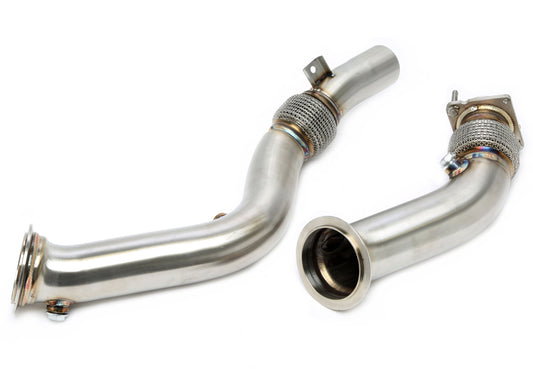 TA Technix Downpipe ohne Katalysator mit Flexrohr passend für BMW 2er Serie M2 Typ F87, 3er Serie M3 Typ F80, 4er Serie M4...