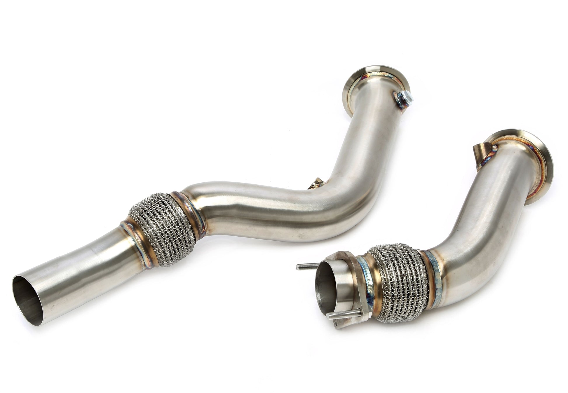 TA Technix Downpipe ohne Katalysator mit Flexrohr passend für BMW 2er Serie M2 Typ F87, 3er Serie M3 Typ F80, 4er Serie M4...