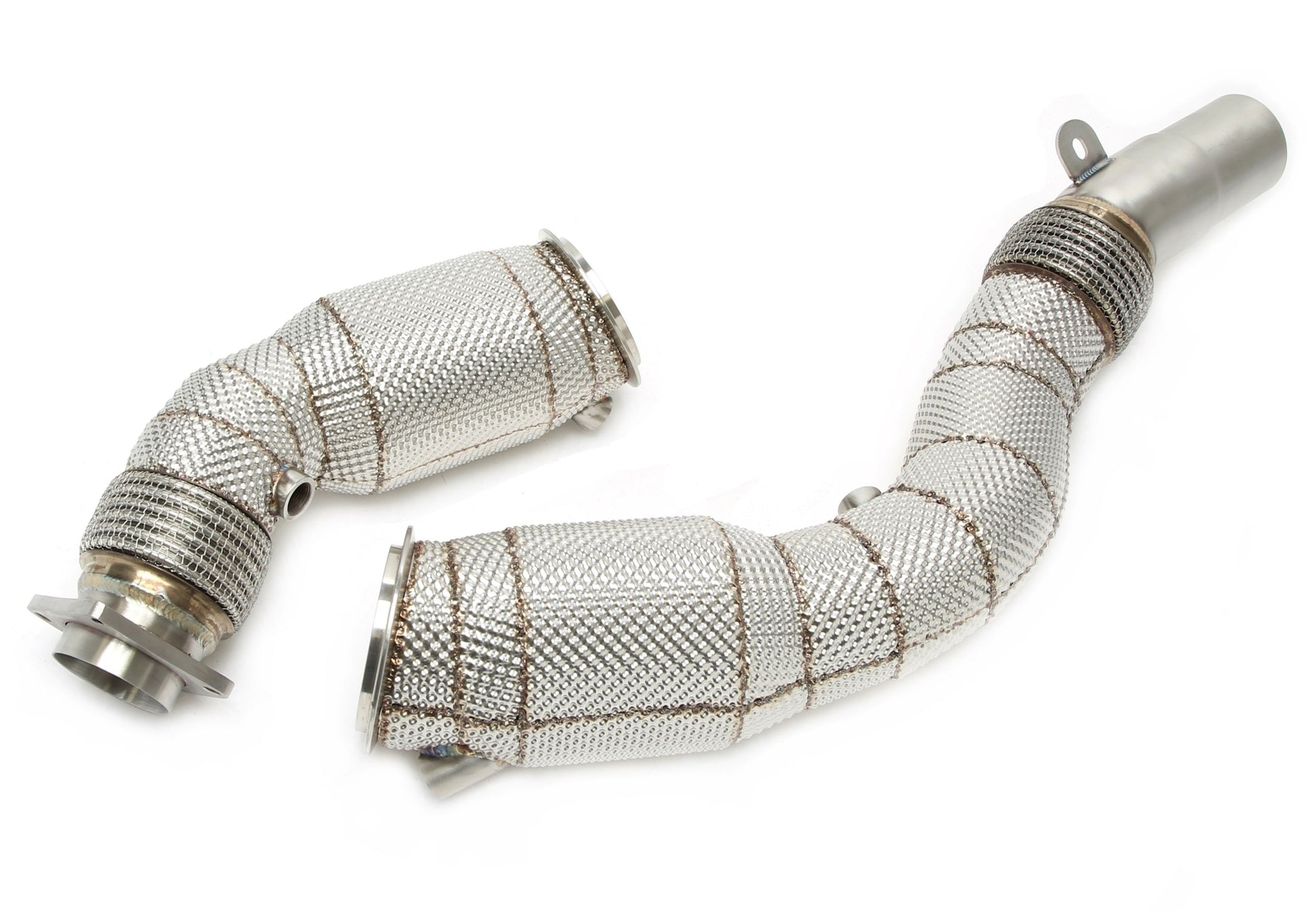 TA Technix Downpipe mit Hitzeschild und Katalysator passend für BMW 2er Serie M2 Typ F87, 3er Serie M3 Typ F80, 4er Serie ...