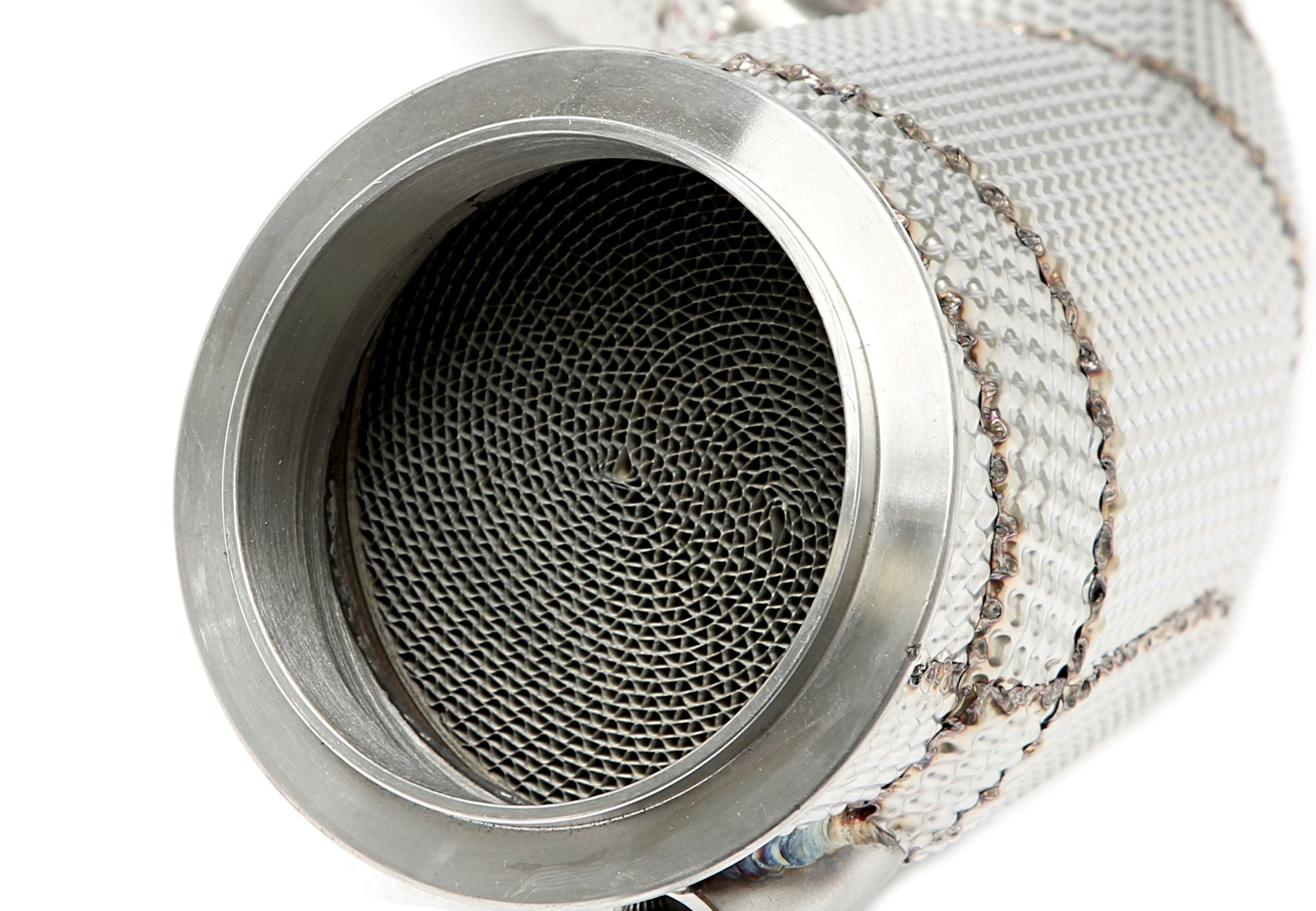 TA Technix Downpipe mit Hitzeschild und Katalysator passend für BMW 2er Serie M2 Typ F87, 3er Serie M3 Typ F80, 4er Serie ...