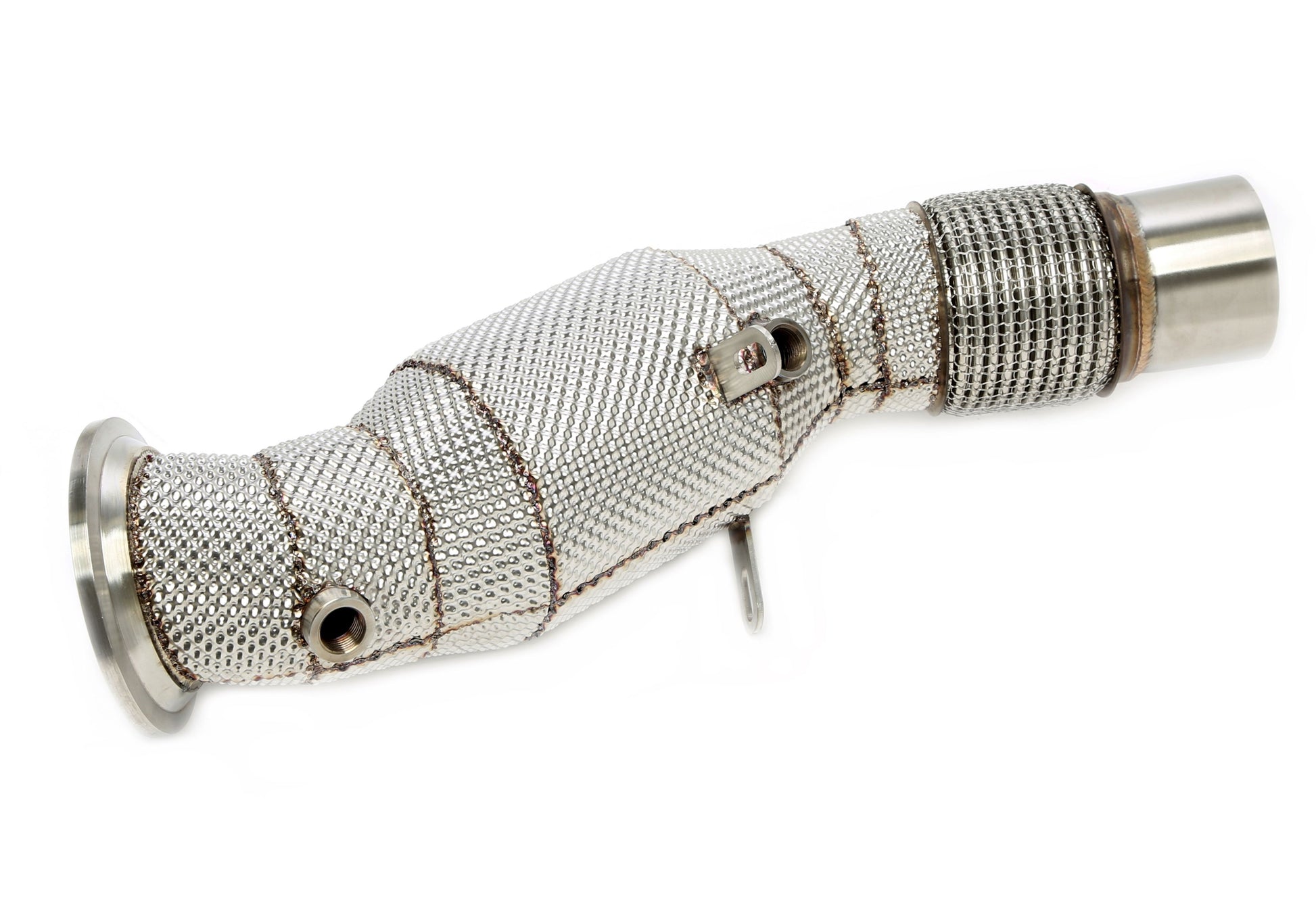 TA Technix Downpipe mit Hitzeschild und Katalysator passend für BMW 1er Serie Typ F20, F21, 2er Serie Typ F22, F23, 3er Se...
