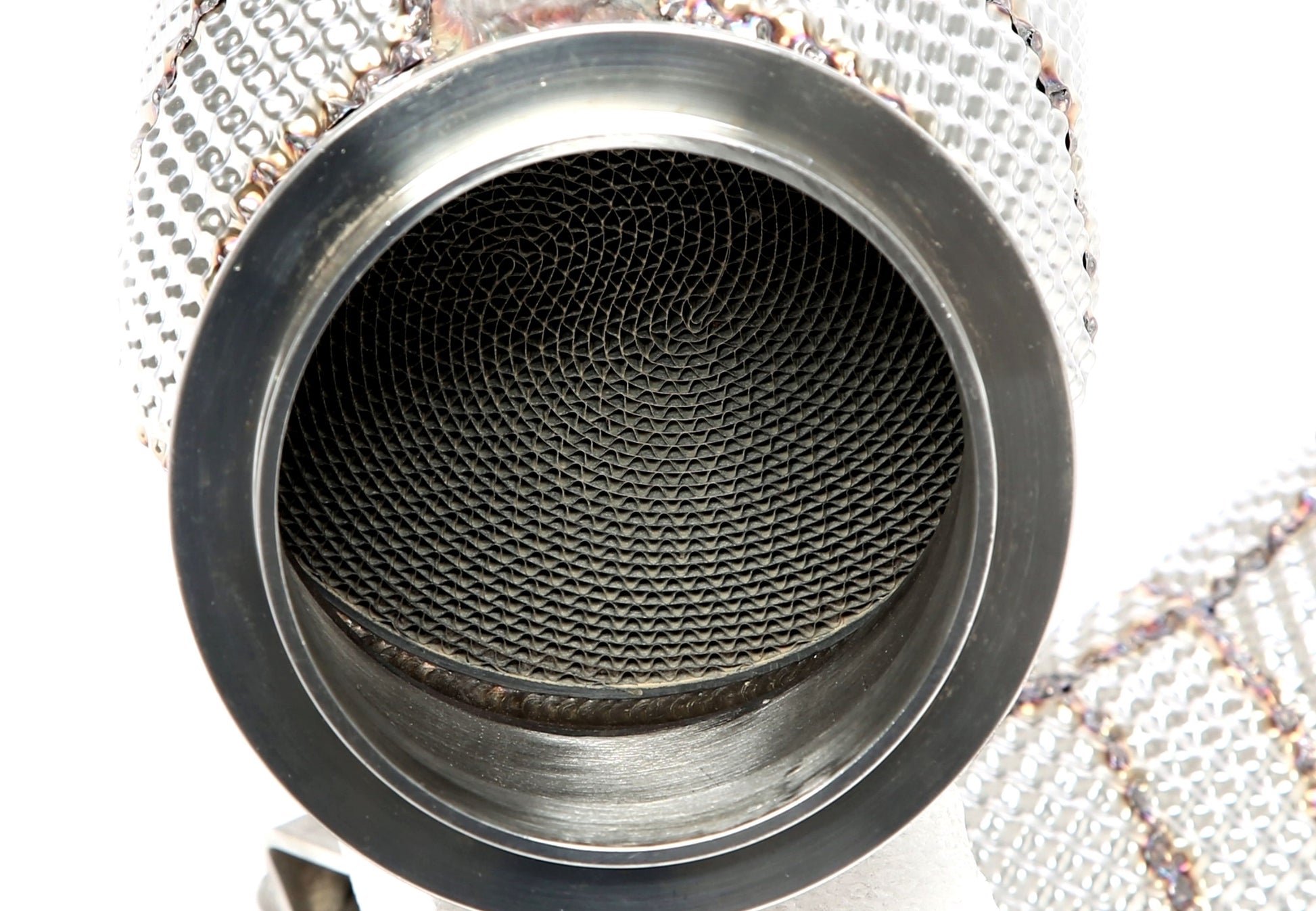 TA Technix Downpipe mit Hitzeschild und Katalysator passend für BMW X3er M Modelle Typ F97, X4er M Modelle Typ F98 - Motor...