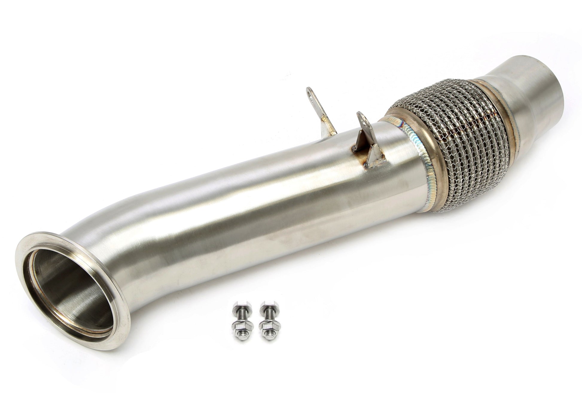 TA Technix Downpipe ohne Katalysator mit Flexrohr passend für BMW 5er Serie Typ F10, F11, F07, 6er Serie Typ F12, F13, F06...