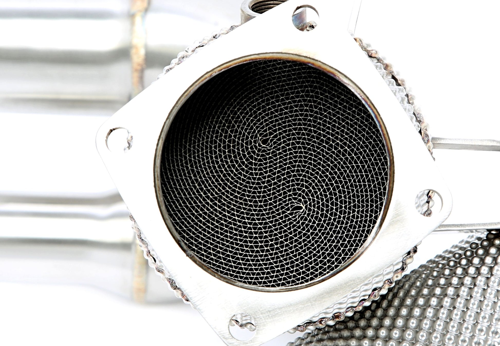 TA Technix Downpipe mit Hitzeschild und Katalysator passend für Porsche 911 Carrera/S Modelle Typ 991.2