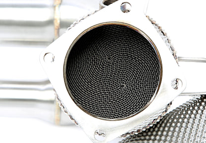TA Technix Downpipe mit Hitzeschild und Katalysator passend für Porsche 911 Carrera/S Modelle Typ 991.2