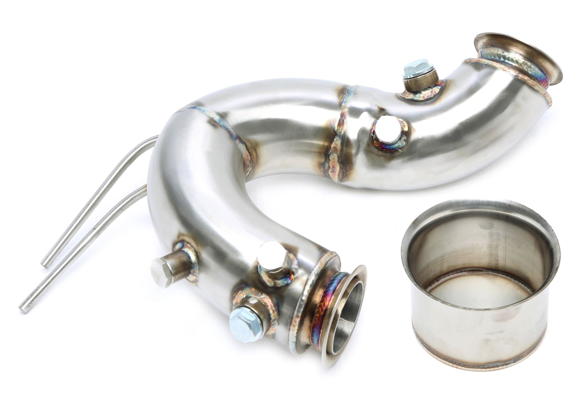 TA Technix Downpipe ohne Katalysator passend für Audi A3 (8V) / Seat Leon (5F) / Skoda Octavia (5E) / VW Golf VII (AU_) mi...