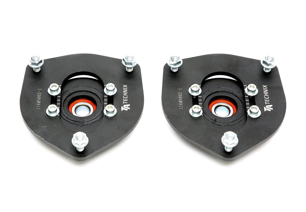 TA Technix verstärktes Domlager Set mit Sturzverstellung / Airride / Luftfahrwerk + Gewindefahrwerk / passend für BMW/Mini...