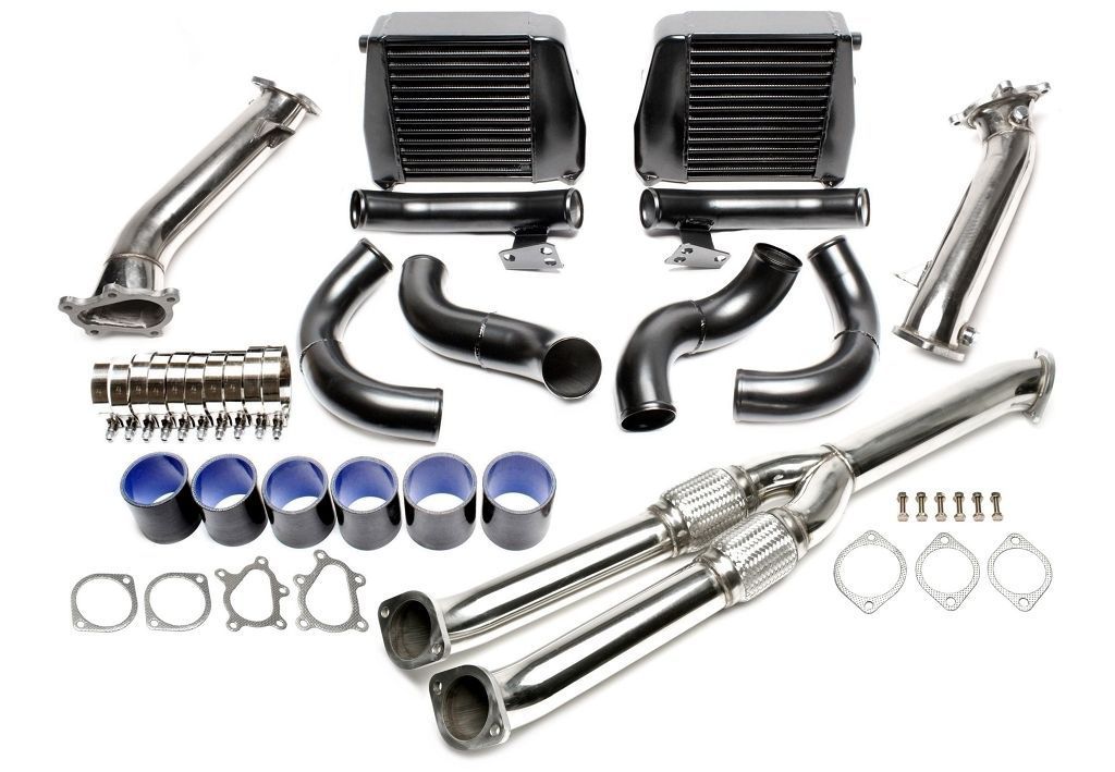 TA Technix Upgrade Kit LLK Kit +Downpipe +Y-​Rohr passend für Nissan GT-R R35