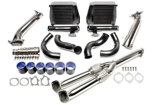 TA Technix Upgrade Kit LLK Kit +Downpipe +Y-​Rohr passend für Nissan GT-R R35