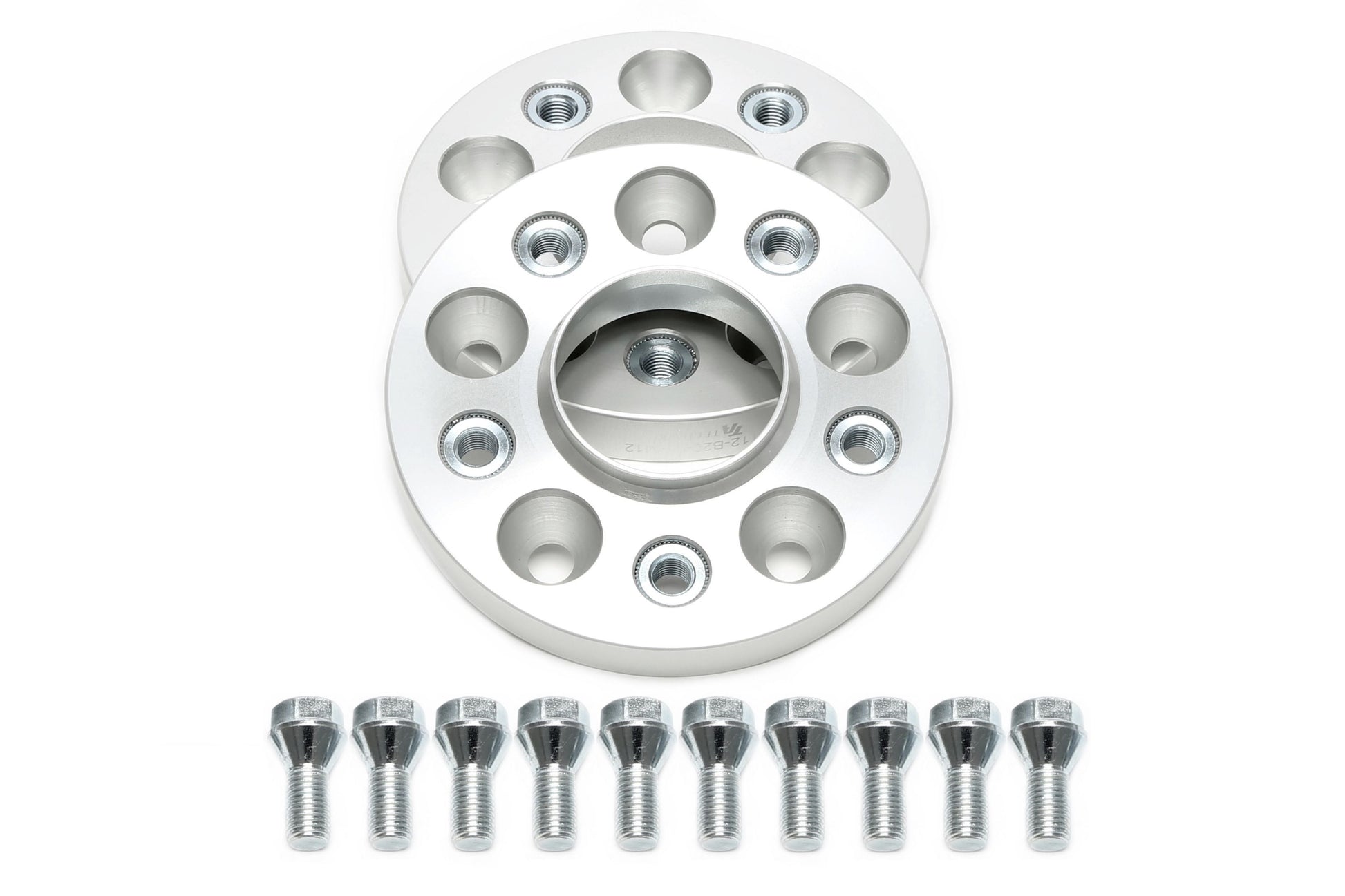 TA Technix Spurverbreiterungsset für OEM Radschrauben 20mm pro Seite/40mm pro Achse, LK 5x112, NLB 66,6-M12
