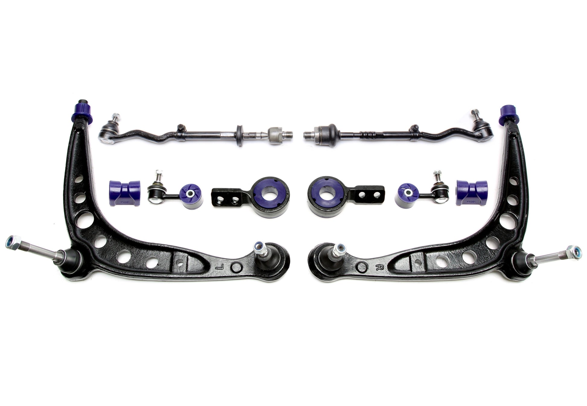 TA Technix Querlenker Set mit PU Buchsen passend für BMW 1er (E81/E82/E88) / 3er Serie (E90-​E93)