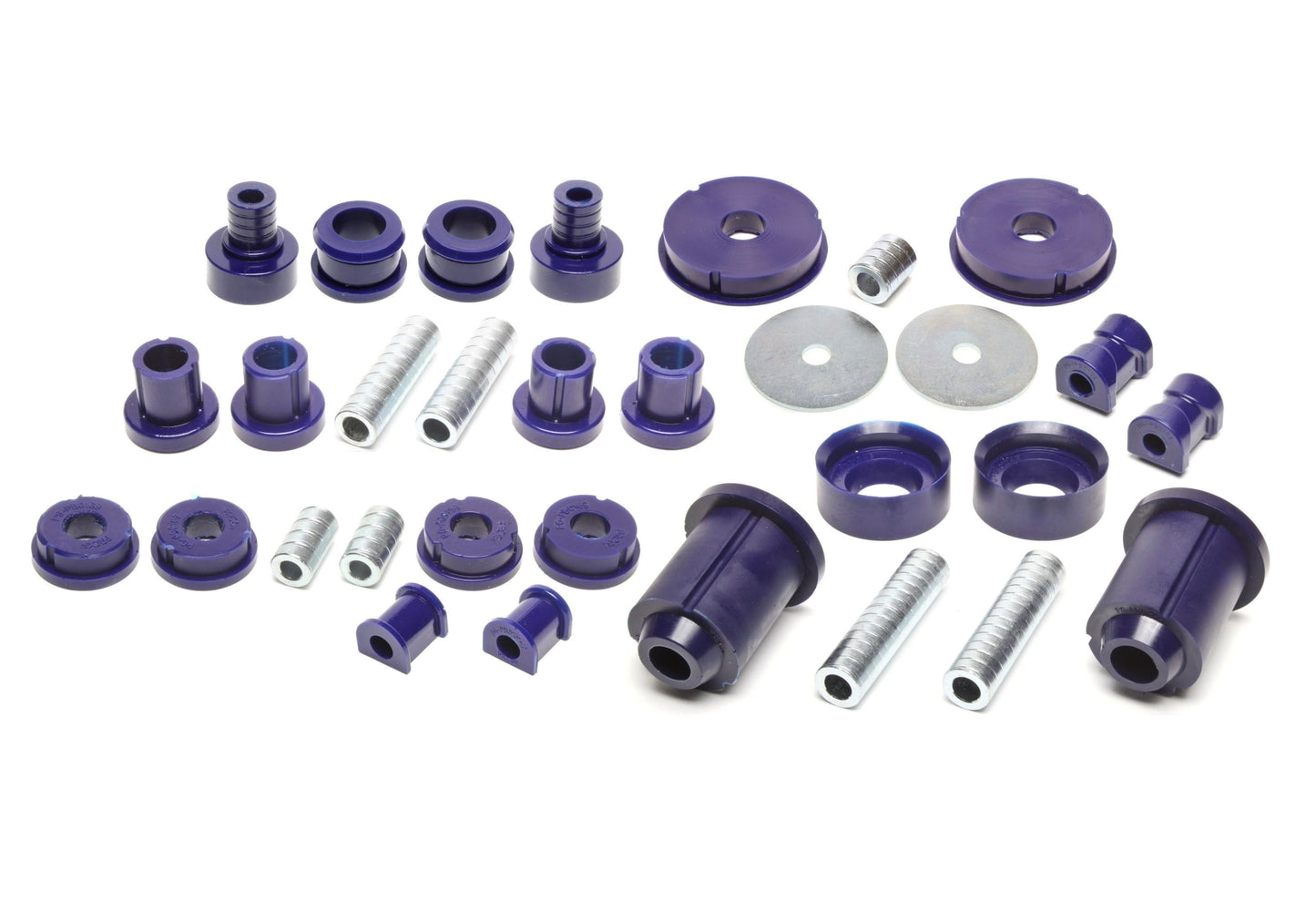 TA Technix PU-​Buchsen Kit 37-​teilig / Vorderachse+Hinterachse / Vorderachse mit Ø 19mm Stabi / M3 Exzenter / Hinterachse...