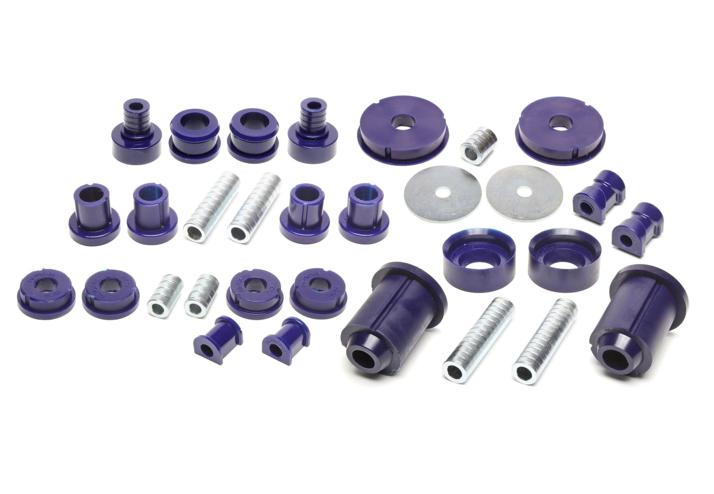 TA Technix PU-​Buchsen Kit 37-​teilig / Vorderachse+Hinterachse / Vorderachse mit Ø 21mm Stabi / M3 Exzenter / Hinterachse...