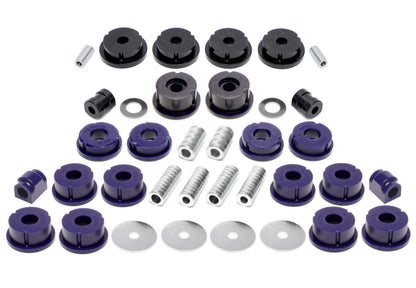 TA Technix PU-​Buchsen Kit 38-​teilig / Vorderachse+Hinterachse / Vorderachse mit Ø 23mm Stabi / Hinterachse mit Ø 19mm St...