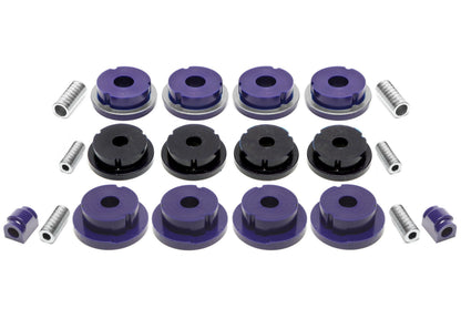 TA Technix PU-​Buchsen Kit 20-​teilig / Hinterachse mit Ø 15mm Stabi / passend für BMW 3er Serie E46 / E46 Compact