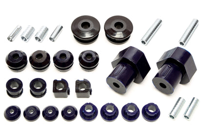 TA Technix PU-​Buchsen Kit 28-​teilig / VA+ Hinterachse passend für VW Golf III / Golf III+IV Cabriolet / Vento