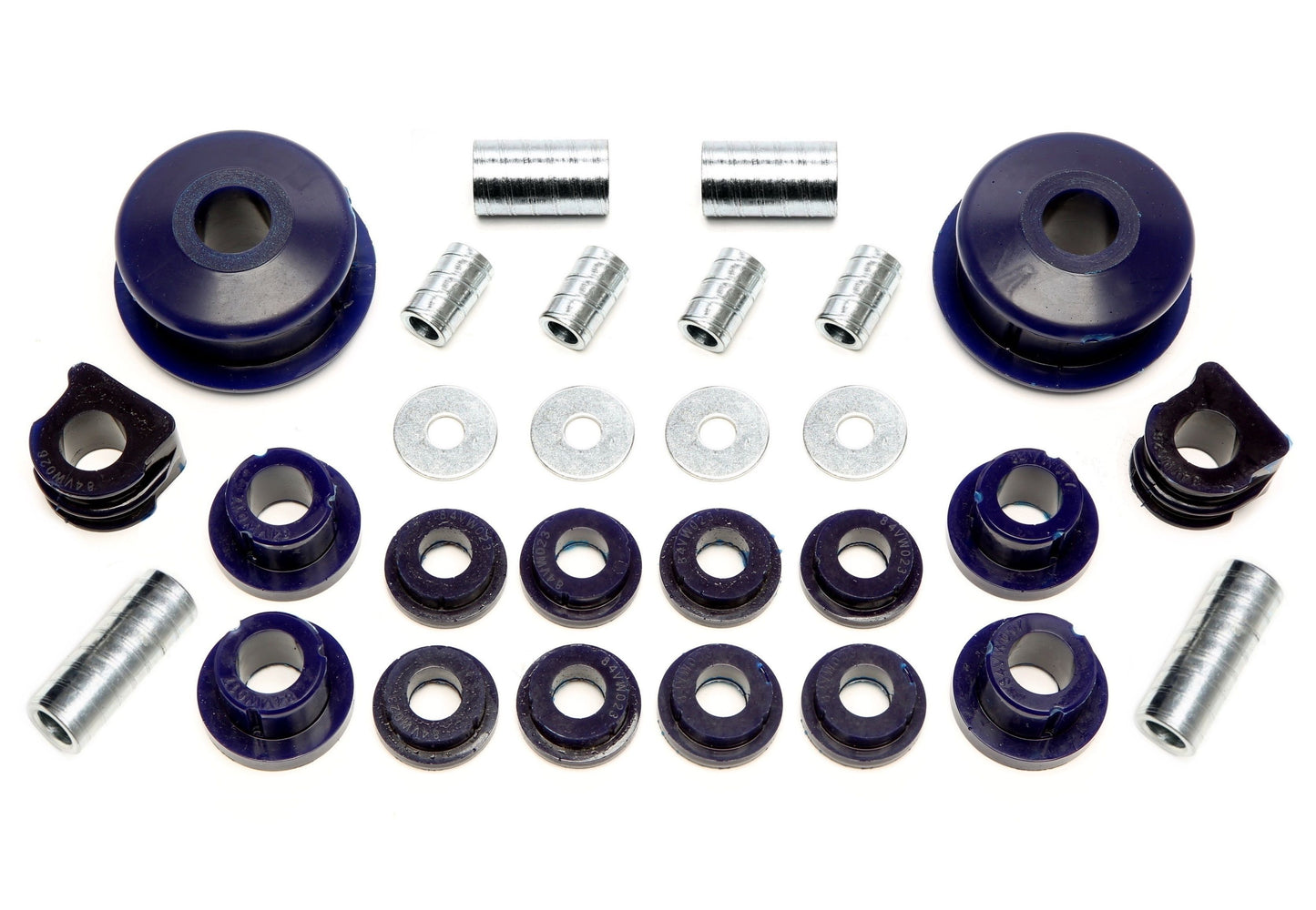 TA Technix PU-​Buchsen Kit 28-​teilig / Vorderachse mit 19mm Stabi / passend für Audi A3 (8L)/ Seat Leon, Toledo II (1M)/ ...