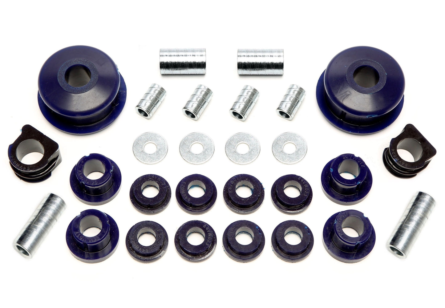 TA Technix PU-​Buchsen Kit 28-​teilig / Vorderachse mit 23mm Stabi / passend für Audi A3 (8L)/ Seat Leon, Toledo II (1M)/ ...