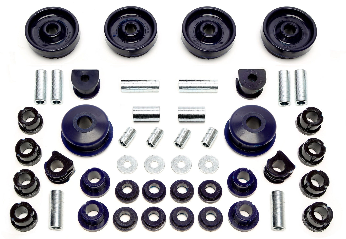 TA Technix PU-​Buchsen Kit 48-​teilig / Vorderachse mit 19mm Stabi+HA-​4WD / passend für Audi A3Q (8L)/ Seat Leon T4 (1M)/...