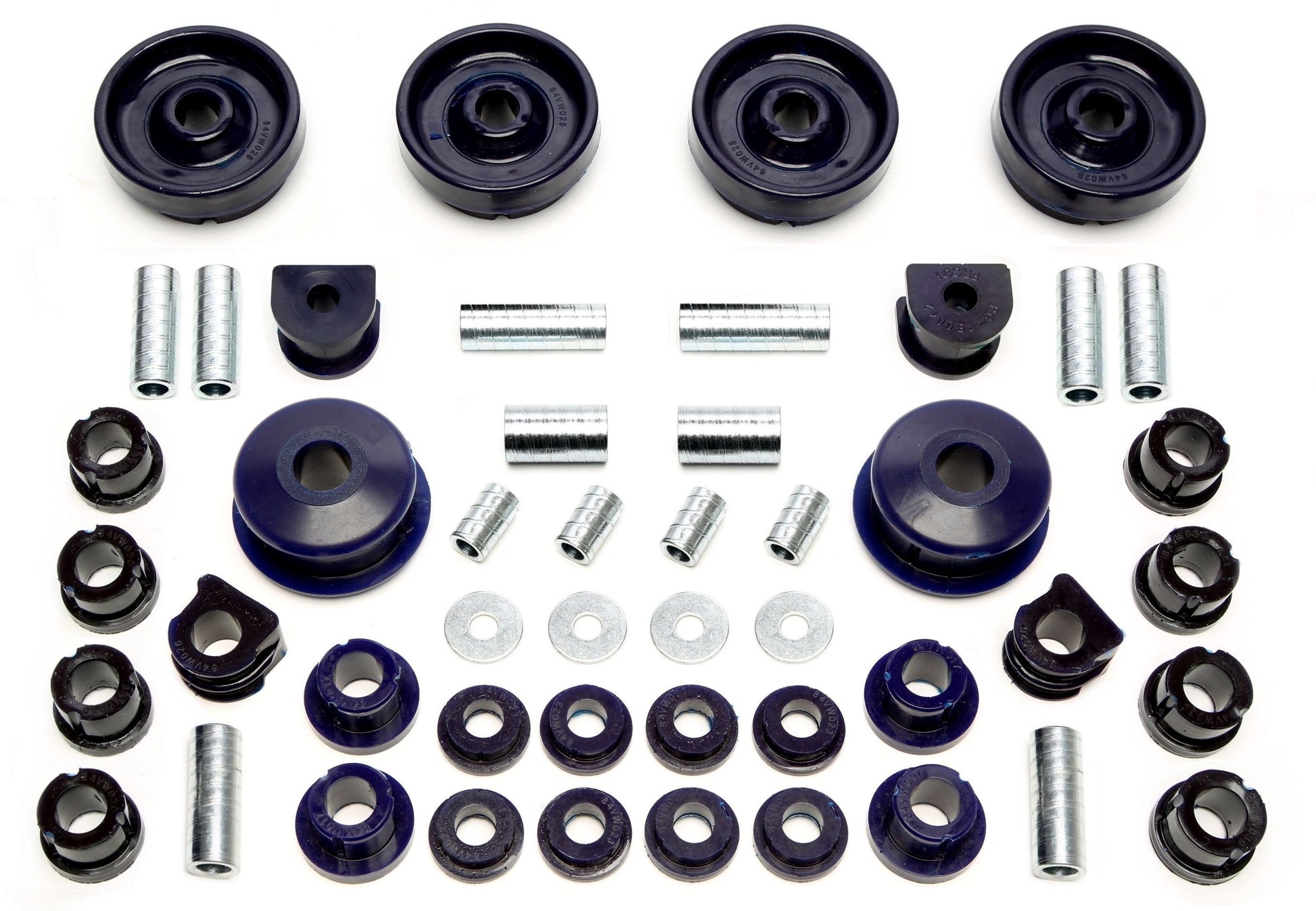 TA Technix PU-​Buchsen Kit 48-​teilig / Vorderachse mit 19mm Stabi+HA-​4WD / passend für Audi A3Q (8L)/ Seat Leon T4 (1M)/...