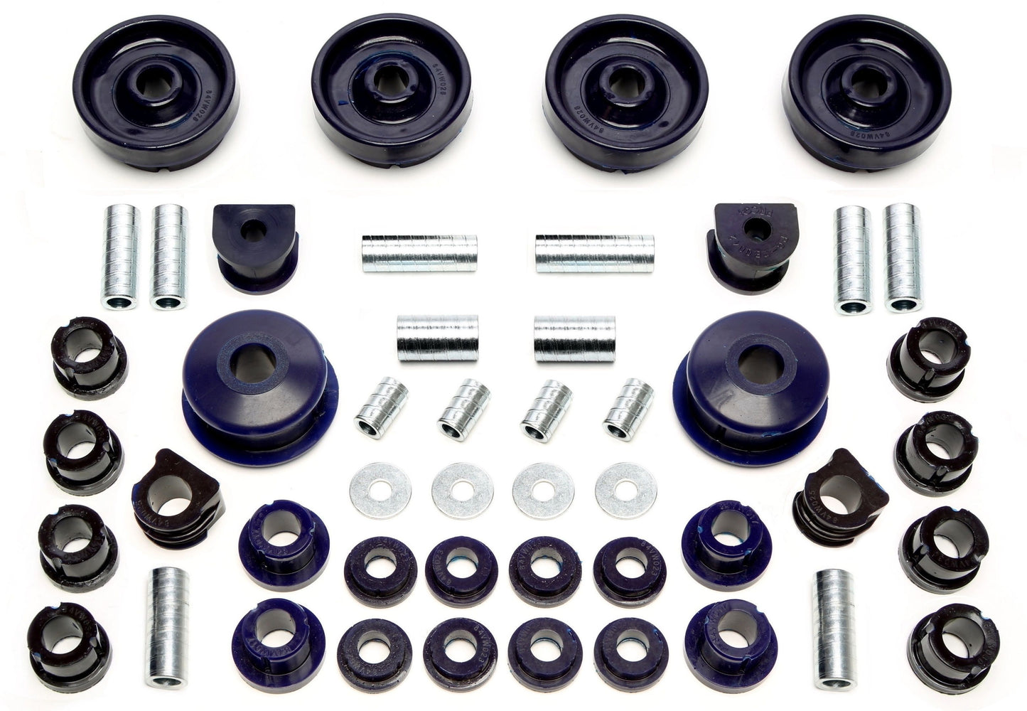 TA Technix PU-​Buchsen Kit 48-​teilig / Vorderachse mit 21mm Stabi+HA-​4WD / passend für Audi A3Q (8L)/ Seat Leon T4 (1M)/...