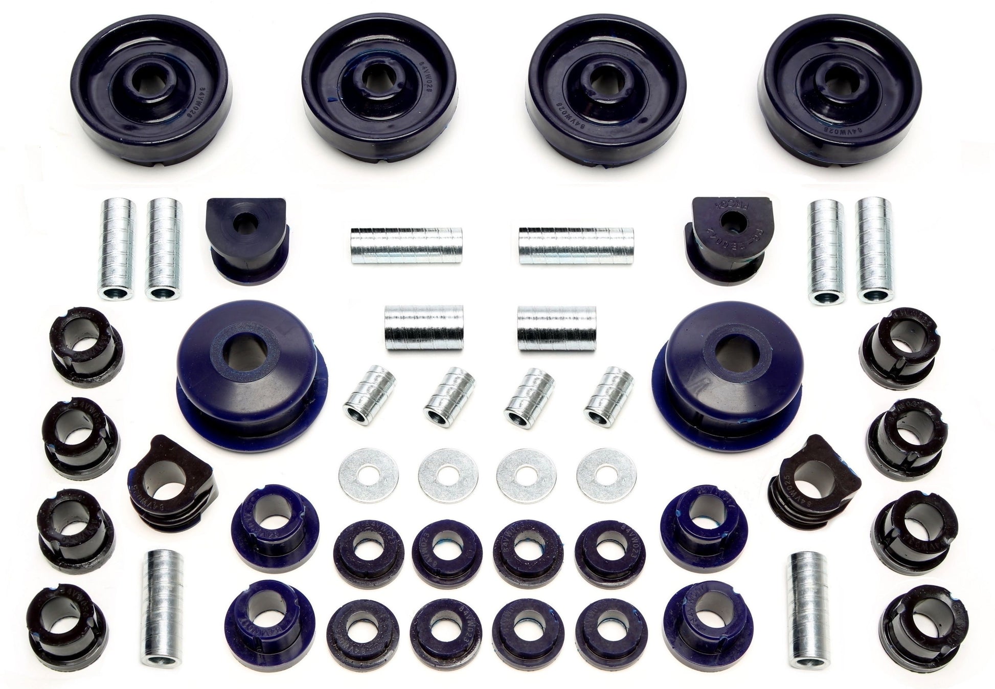TA Technix PU-​Buchsen Kit 48-​teilig / Vorderachse mit 21mm Stabi+HA-​4WD / passend für Audi A3Q (8L)/ Seat Leon T4 (1M)/...